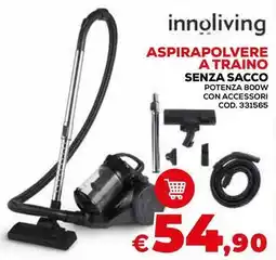 Conforama Innoliving aspirapolvere a traino senza sacco potenza 800W offerta