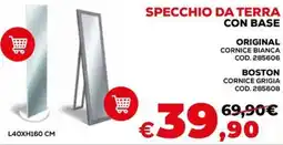 Conforama Specchio da terra con base offerta