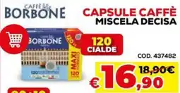 Conforama Caffe borbone capsule caffè miscela decisa offerta