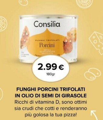 Tigre Funghi porcini trifolati in olio di semi di girasole offerta