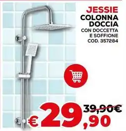 Conforama Jessie colonna doccia con doccetta e soffione offerta
