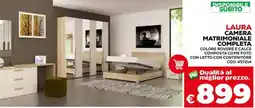 Conforama Laura camera matrimoniale completa offerta