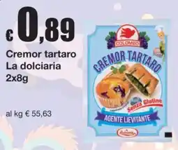 Sì con te Cremor tartaro La dolciaria offerta