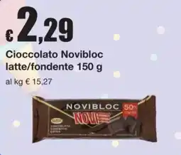 Sì con te Cioccolato Novibloc latte/fondente offerta