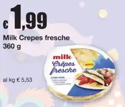 Sì con te Milk Crepes fresche offerta