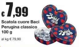 Sì con te Scatola cuore Baci Perugina classico offerta