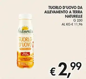Tuorlo d'uovo da allevamento a terra NATURELLE