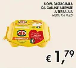Coal Uova pastagialla da galline allevate a terra AIA offerta