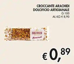 Coal Croccante arachidi dolcificio artigianale offerta