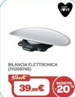 Bimbo Store Bilancia elettronica offerta