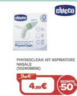 Bimbo Store Physioclean kit aspiratore nasale offerta