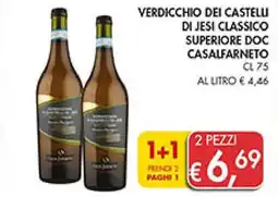 Coal Verdicchio dei castelli di jesi classico superiore doc casalfarneto offerta