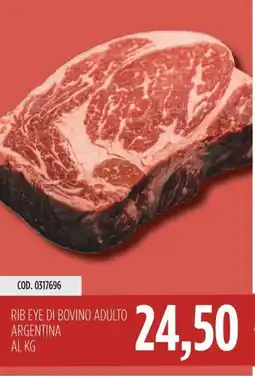 Carico Cash & Carry Rib eye di bovino adulto argentina al kg offerta