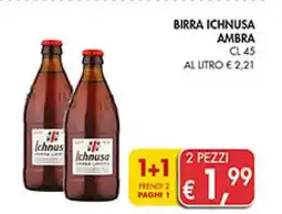 Coal Birra ichnusa ambra offerta