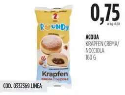 Carico Cash & Carry ACQUA krapfen crema/ nocciola offerta