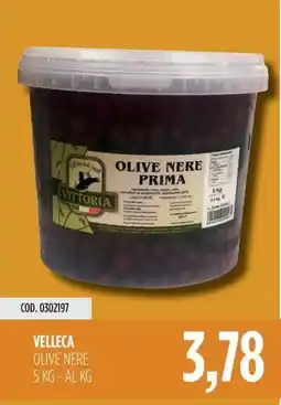 Carico Cash & Carry VELLECA Olive nere al kg offerta