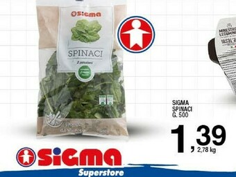 Sigma Spinaci offerta