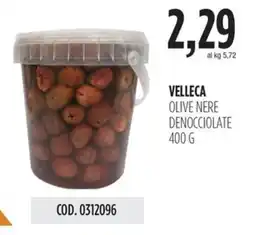 Carico Cash & Carry VELLECA olive nere denocciolate offerta