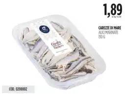 Carico Cash & Carry CAREZZE DI MARE alici marinate offerta