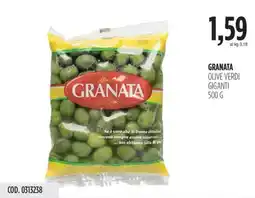 Carico Cash & Carry GRANATA Olive verdi giganti offerta