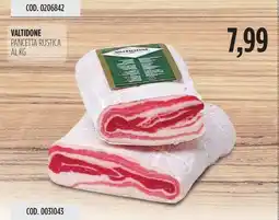 Carico Cash & Carry VALTIDONE Pancetta rustica AL KG offerta