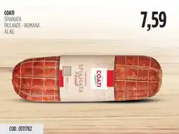 Carico Cash & Carry COATI Spianata piccante romana al kg offerta