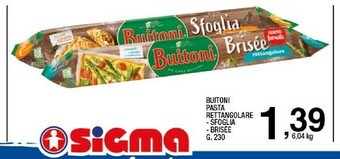 Sigma Pasta sfoglia offerta
