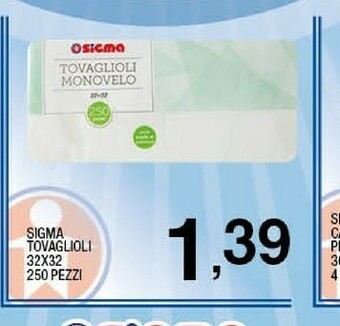 Sigma Tovaglioli offerta