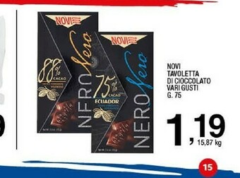 Sigma Cioccolato offerta