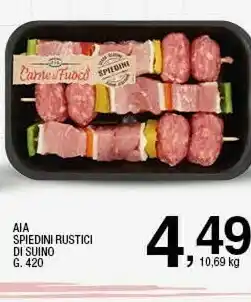Sigma Spiedini rustici di suino offerta
