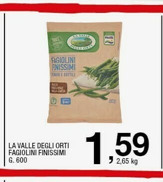 Sigma Fagiolini offerta