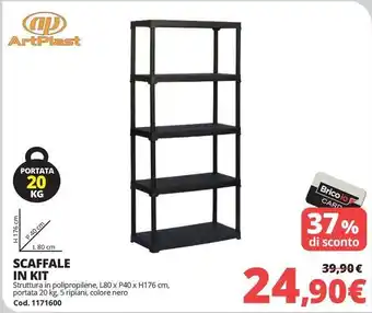 Artplast scaffale in kit