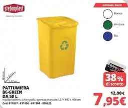 Brico Io Stefanplast pattumiera be-green offerta