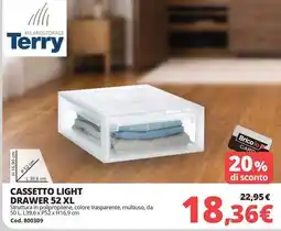 Brico Io Terry cassetto light drawer 52 XL offerta