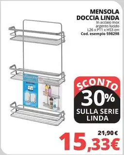 Brico Io Mensola doccia linda offerta