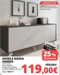 Brico Io Mobile madia nimers offerta