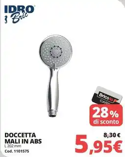 Brico Io IDRO Brie Doccetta mali in ABS offerta