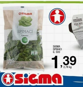 Sigma Spinaci offerta