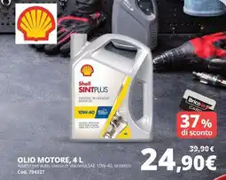 Brico Io Shell sintplus olio motore offerta