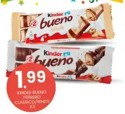 Eurospar Kinder bueno ferrero classico/white offerta