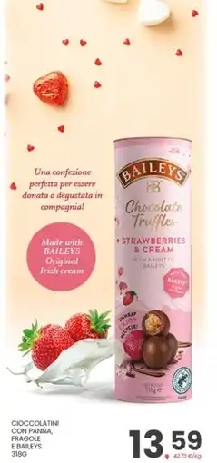 Eurospar Cioccolatini con panna, fragole e baileys offerta