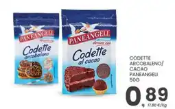 Eurospar Codette arcobaleno/ cacao PANEANGELI offerta