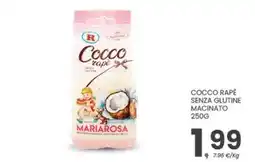 Eurospar Cocco rapè senza glutine macinato offerta