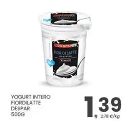 Eurospar Yogurt intero fiordilatte DESPAR offerta