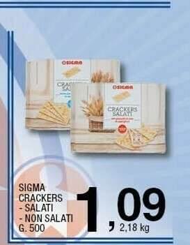 Sigma Crackers offerta