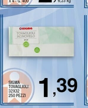 Sigma Tovaglioli offerta