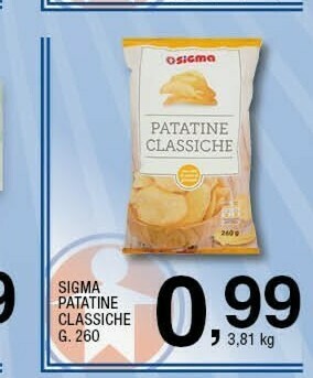 Sigma Patatine fritte offerta