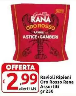Carrefour Express Ravioli Ripieni Oro Rosso Rana offerta