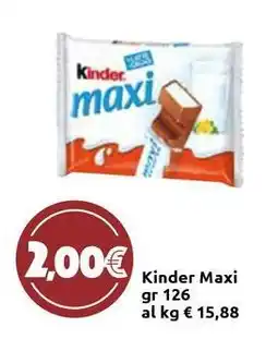 Carrefour Express Kinder Maxi offerta