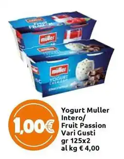 Carrefour Express Yogurt Muller Intero/ Fruit Passion offerta